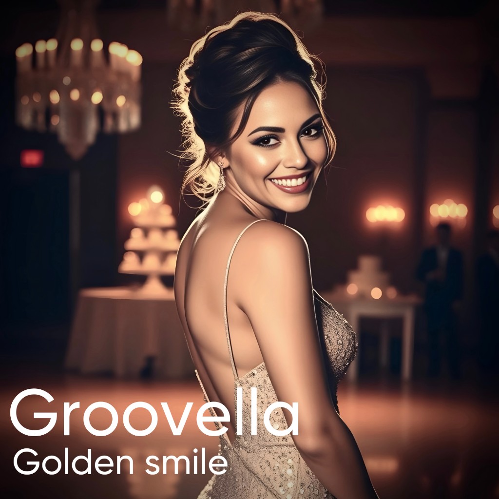 Pochette du single Golden Smile par Groovella (2025)